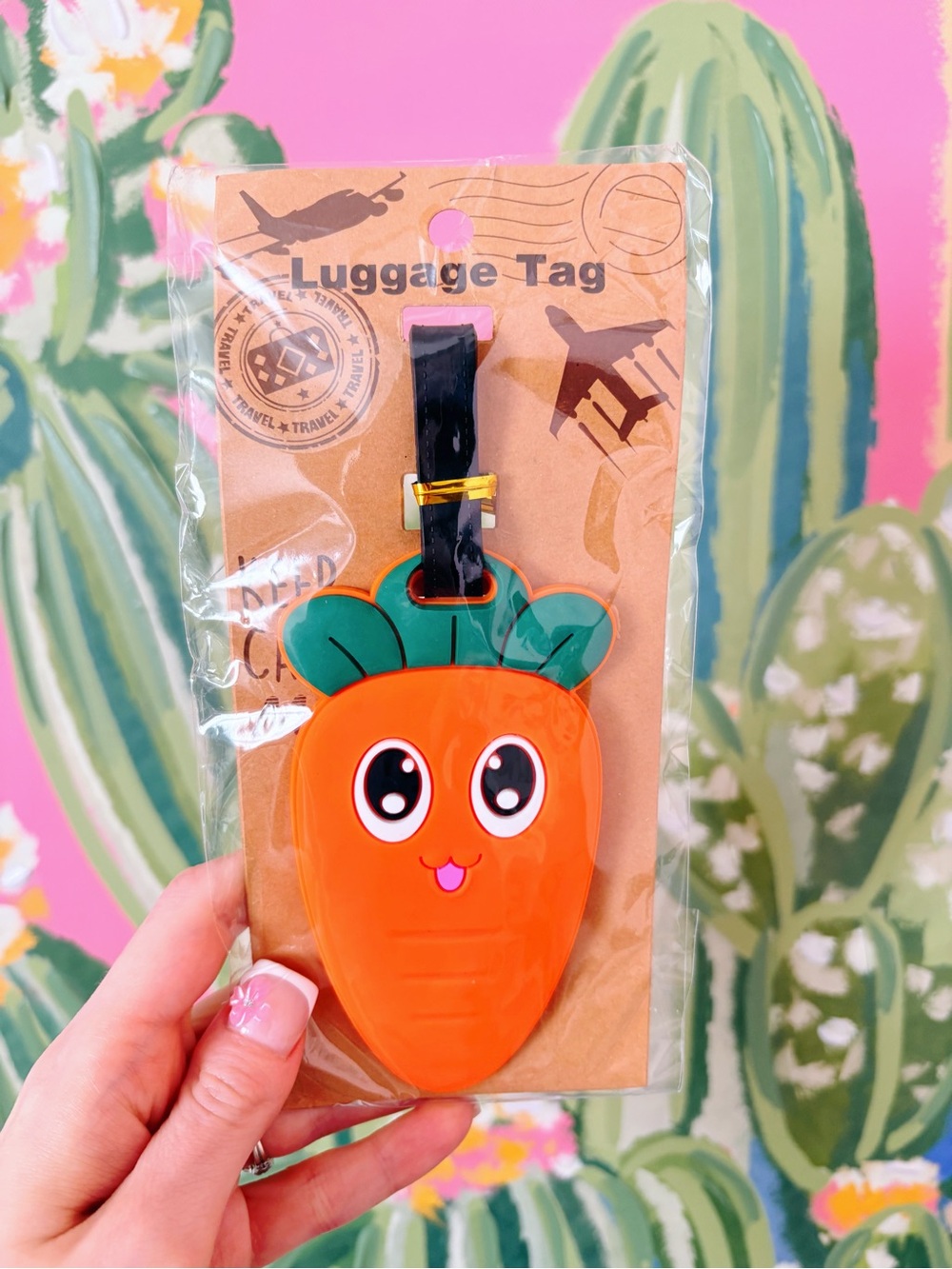Adorable Carrot Luggage Tag 🥕💕